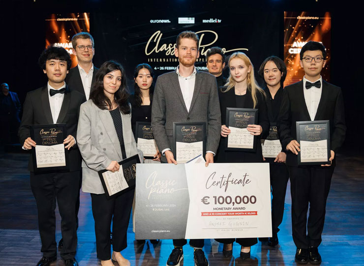 Andrey Gugnin takes €150,000 First Prize at 2024 Classic Piano International Competition